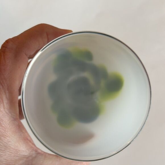 Glassybaby HAWKFETTI Seattle Seahawks 2017 Votive Candleholder With Sticker - Picture 9 of 12